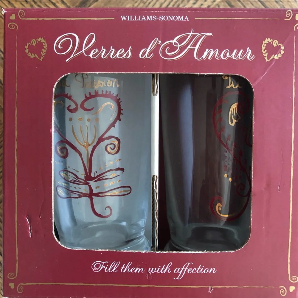 NIB Williams Sonoma Glasses